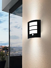 99568 Уличный настенный светильник CITY в интерьере в Санкт-Петербурге