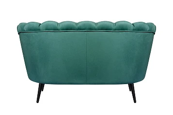 Дизайнерский диван Pearl Double Green V2 на черных ножках в интернет-магазине в Санкт-Петербурге