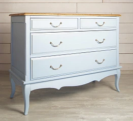 купить красивые Комод «Leontina Blue» на 4 ящика арт ST9315B в Санкт-Петербурге