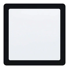 заказать стильные 99189 Светодиодный встраиваемый светильник FUEVA 5, 17W (LED), 216х216, ET26, 2100lm, 4000K, сталь, черный в Санкт-Петербурге