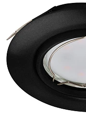 красивые 900751 Встраиваемый светильник PENETO, 4,6W (GU10), ?87, сталь, черный в Санкт-Петербурге