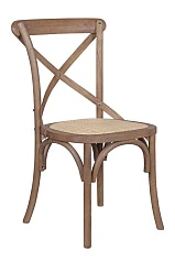 Стул Cross Back Brown в интерьере в Санкт-Петербурге