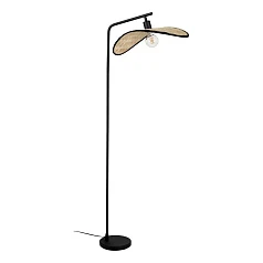 купить 44047 Торшер MARYWELL, 1x40W(E27), сталь, черн/дерево(бамбук), коричн в Санкт-Петербурге