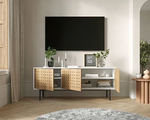 красивый Комод под TV с тремя дверками KOTO арт KT07 на заказ в Санкт-Петербурге
