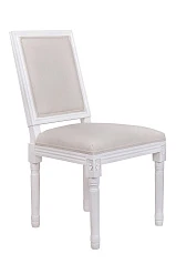 Дизайнерский обеденный стул Lotos White V2 в интерьере в Санкт-Петербурге