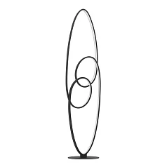 901015 Светодиодный торшер GIANELLA, 38W(LED), алюминий, сталь, черный/пластик, белый, 3000K, 4400lm на заказ в интернет-магазине в Санкт-Петербурге