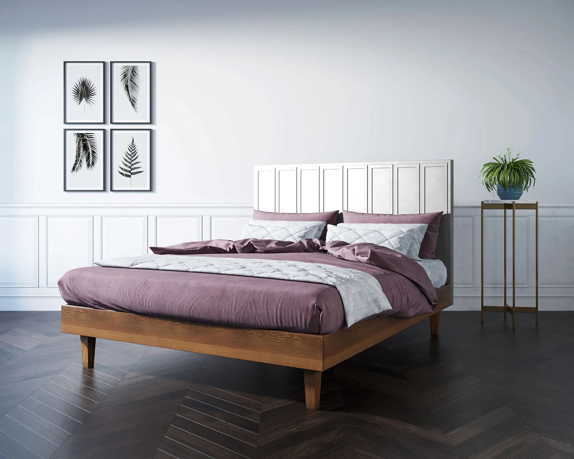 купить Кровать "Andersen" 180х200 см арт AN180WH в Санкт-Петербурге