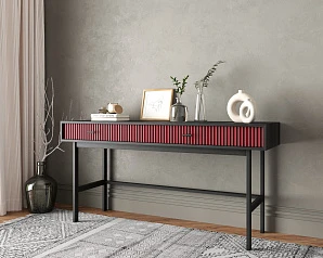 заказать стильные Консоль с двумя ящиками "Emerson" арт EM22/red/L в Санкт-Петербурге