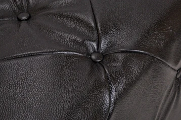 Дизайнерский пуф Amrit Black Leather в интернет-магазине в Санкт-Петербурге