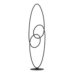 901015 Светодиодный торшер GIANELLA, 38W(LED), алюминий, сталь, черный/пластик, белый, 3000K, 4400lm на заказ в интернет-магазине в Санкт-Петербурге