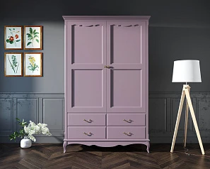 заказать Шкаф "Leontina Lavanda" двустворчатый с ящиками арт ST9327KR2L в Санкт-Петербурге