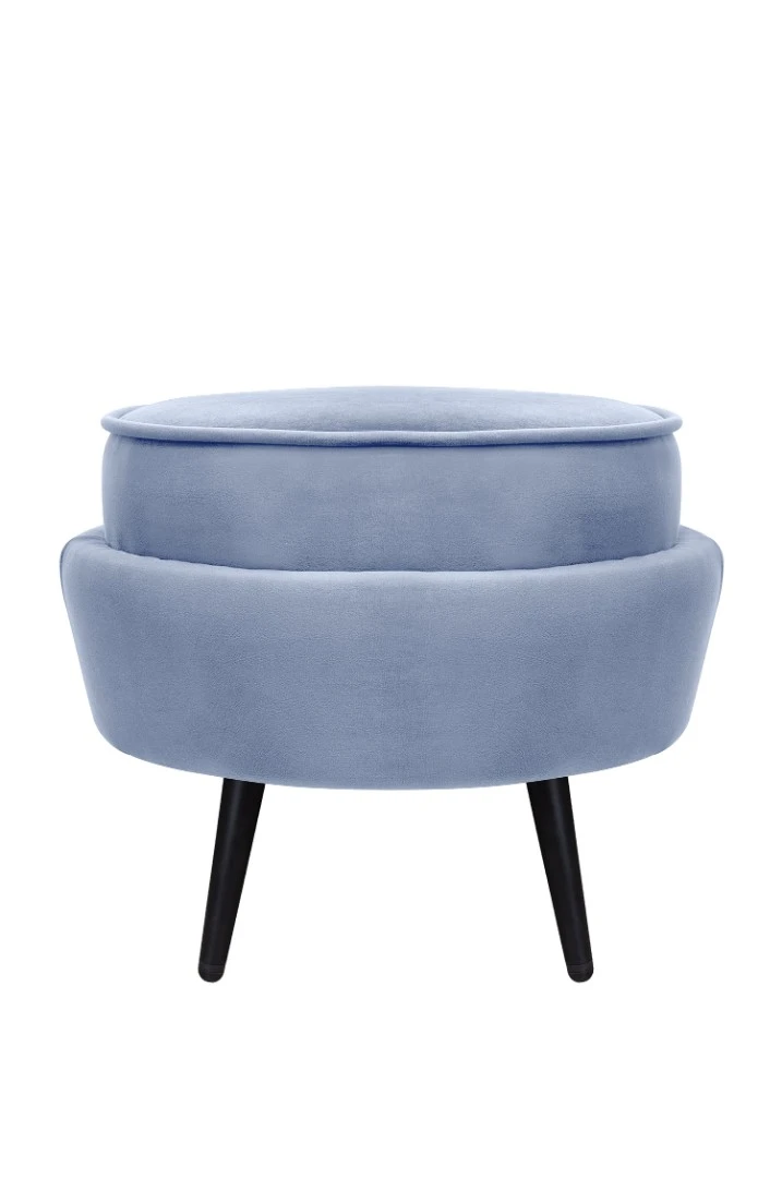 заказать стильные Пуф Pearl Adorn Sky на черных ножках в Санкт-Петербурге