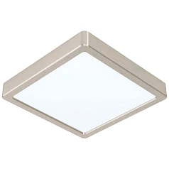 купить 99241 Светодиодный накладной светильник FUEVA 5, 16,5W (LED), 210х210, H28, 1800lm, 3000K, сталь, нике в интернет-магазине в Санкт-Петербурге