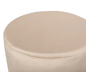 Дизайнерский пуф Drum Beige в интерьере в Санкт-Петербурге
