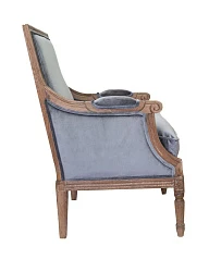 красивое Классическое кресло Coolman Grey Velvet в интернет-магазине в Санкт-Петербурге