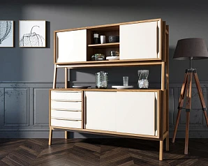 купить Буфет "Bruni white" широкий арт BR37WH в Санкт-Петербурге