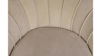 Низкое кресло ракушка Pearl Taupe на черных ножках в Санкт-Петербурге