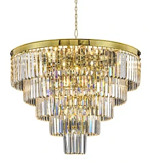 красивые Люстра Odeon 5 Rings Gold в интернет-магазине в Санкт-Петербурге