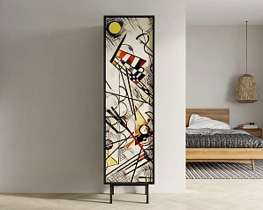 заказать Шкаф c одной дверкой "Emerson" by Kandinsky арт EM101/Print_01 в Санкт-Петербурге