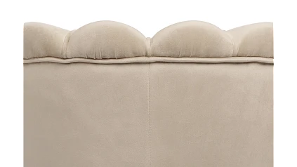 купить Кресло с пуфом ракушка Pearl Taupe в Санкт-Петербурге
