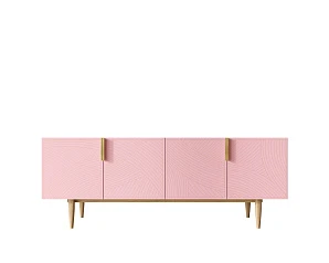 купить Комод под TV с четыремя дверками "Line" LN06/GR1/pink в интернет-магазине в Санкт-Петербурге