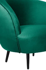 купить Мягкое кресло Small Benee Green V2 на черных ножках в Санкт-Петербурге
