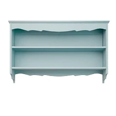 Полка "Leontina Blue" для книг арт ST9325B в интерьере в Санкт-Петербурге