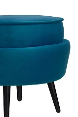 заказать Пуф Pearl Adorn Marine на черных ножках в Санкт-Петербурге