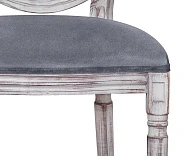 красивый Дизайнерский обеденный стул модерн Volker Old Grey V3 на заказ в Санкт-Петербурге