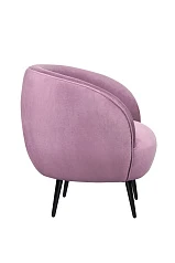 Мягкое кресло Benee Pink на черных ножках в Санкт-Петербурге