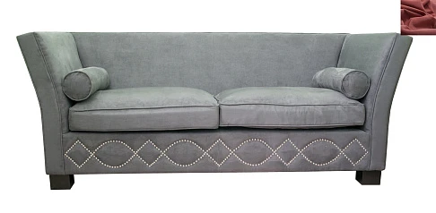 красивый Диван арт-деко Volte Grey цвет красный на заказ в Санкт-Петербурге