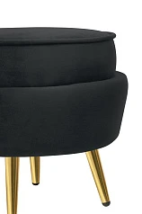 купить Пуф Pearl Adorn Black в интернет-магазине в Санкт-Петербурге