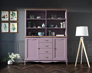 купить красивый Шкаф Leontina Lavanda с открытым верхом арт ST9351/2L в Санкт-Петербурге