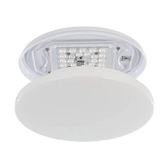 фото 900619 Настенно-потолочный светильник FRANIA-S, LED 18W, 1850lm, IP44, H55, ?310, сталь, белый/пластик с эффектом кристаллов, белый в Санкт-Петербурге