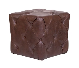 заказать Дизайнерский пуф Amrit Brown Leather в Санкт-Петербурге