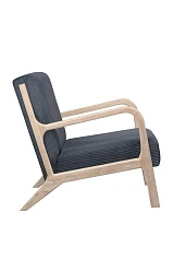 Кресло дизайнерское Cody Grafit в интерьере в Санкт-Петербурге