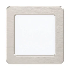 красивые 99183 Светодиодный встраиваемый светильник FUEVA 5, 5,5W (LED), 117х117, ET26, 700lm, 4000K, сталь, никель в интернет-магазине в Санкт-Петербурге