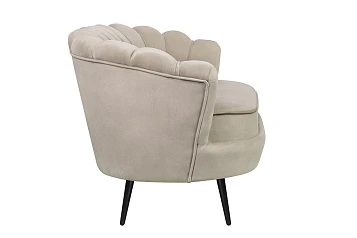 Дизайнерский диван Pearl Double Taupe на черных ножках в интернет-магазине в Санкт-Петербурге