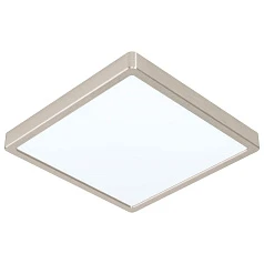 купить стильные 99254 Светодиодный накладной светильник FUEVA 5, 20.5W (LED), 285х285, H28, 2500lm, 4000K, сталь, никель в интернет-магазине в Санкт-Петербурге