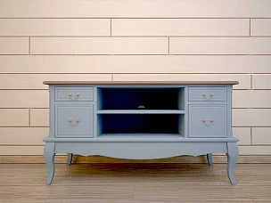купить красивый Комод под TV "Leontina Blue" арт ST9328B в интернет-магазине в Санкт-Петербурге