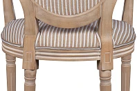 заказать Мягкий стул с подлокотниками Volker Arm Orange Pinstripe в Санкт-Петербурге