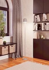 красивые 901749 Аккум. торшер сенсорн., димм. MANNERA-L, H1400, 4,3W(LED), IP54, 2400K, 3000K, 4000K, 440lm, алюминий, сталь, серый/пластик, белый в интернет-магазине в Санкт-Петербурге