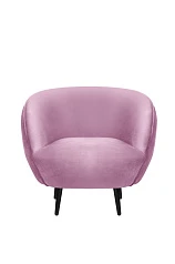 Мягкое кресло Small Benee Pink на черных ножках в интернет-магазине в Санкт-Петербурге