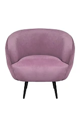 Мягкое кресло Benee Pink на черных ножках в Санкт-Петербурге