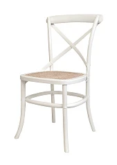 Стул Cross Back White Ver.2 в интерьере в Санкт-Петербурге