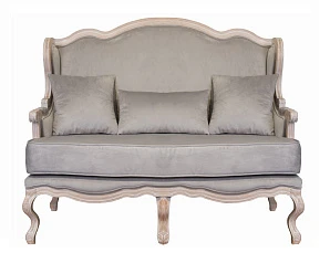 Двухместный дизайнерский диван Brody Double grey на заказ в Санкт-Петербурге