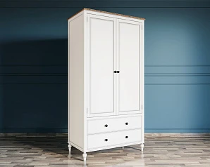 купить красивый Шкаф двухстворчатый "Odri" с ящиками арт od2127KR в Санкт-Петербурге