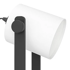 красивые 43429 Торшер HORNWOOD 1 с ножн. выкл., 1х28W (E27), L215, H1395, осн.?230, сталь, дерево, черный/тек в интернет-магазине в Санкт-Петербурге