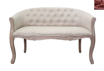 красивый Дизайнерский двухместный диван Kandy Double Mocca цвет красный в Санкт-Петербурге