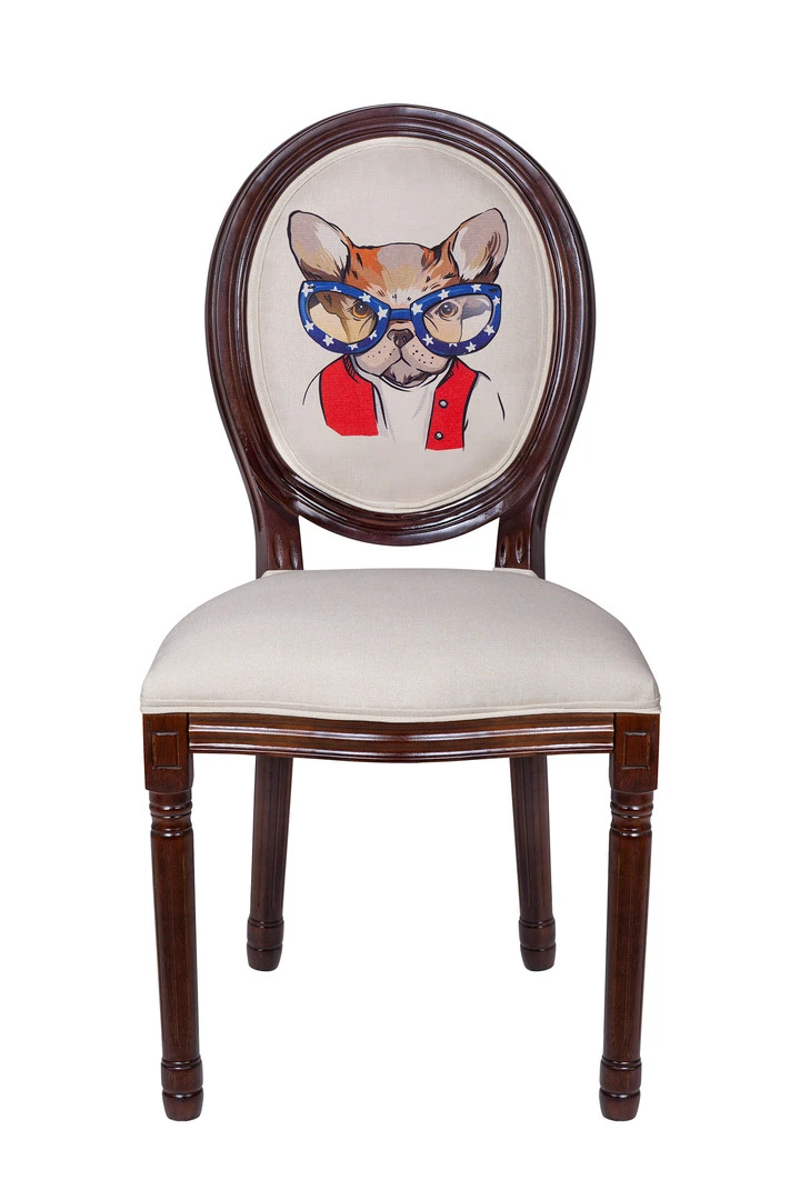 стильный Стул Volker Bulldog Print в Санкт-Петербурге
